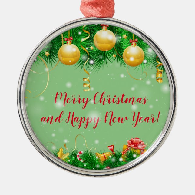 Helgdagar Julgransprydnad Metall (Framsidan)