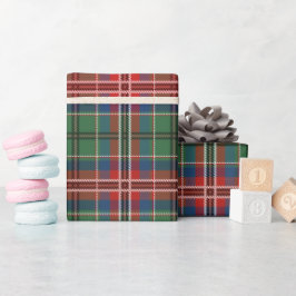 Helgdagar Klan MacCulloch Tartan Play Rustic Presentpapper