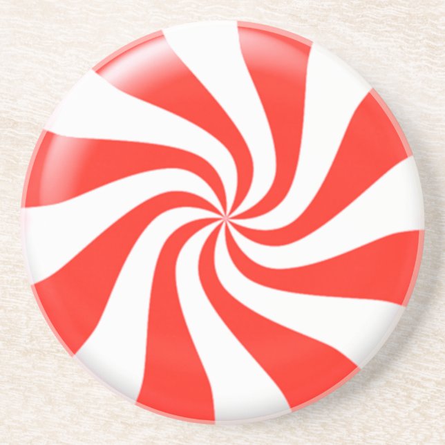 Helgdagar Mint Candy Anpassningsbar Underlägg (Framsidan)