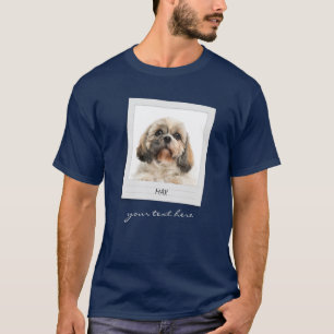 Helgdagar Pet Birthday Photo Ram Hund Pappa T Shirt