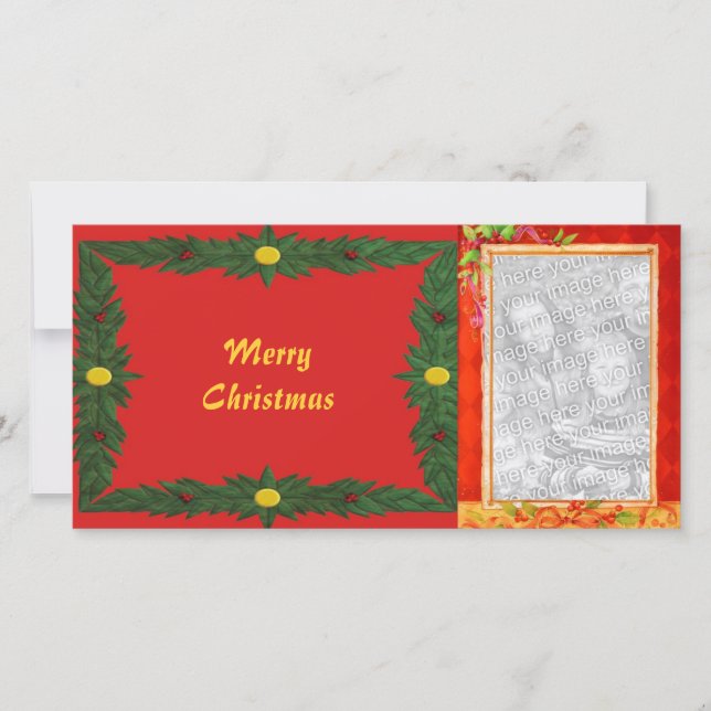 Helgdagar Ram-fotokort Julkort (Framsida)