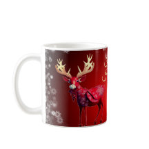 Helgdagar vid jul Party Red Reindeer Vinter