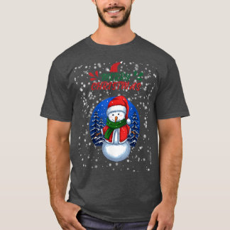 Helgdagarna god jul Snögubbe Snö T Shirt