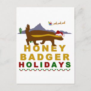 helgdagarna honey badger helg vykort