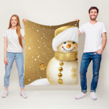 Helgdagarna Party i jul Golden Snögubbe Snöflingor
