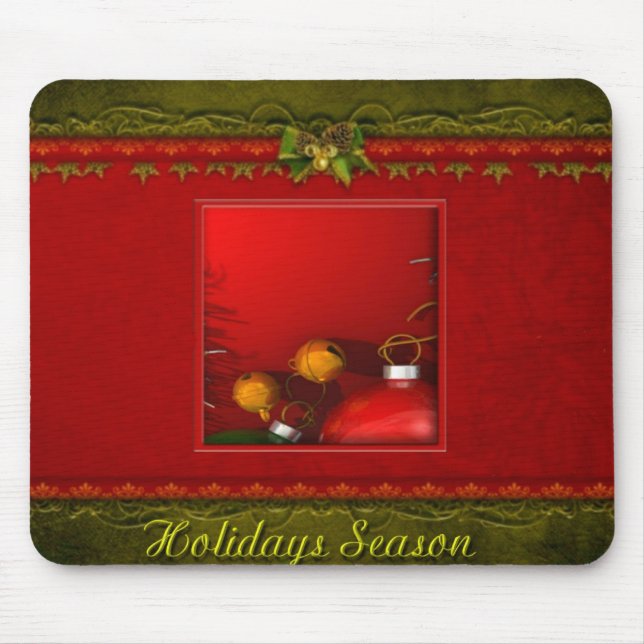 Helgdagars Season Mousepad Musmatta (Framsidan)
