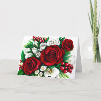Helgdagblommajulkort Helgkort