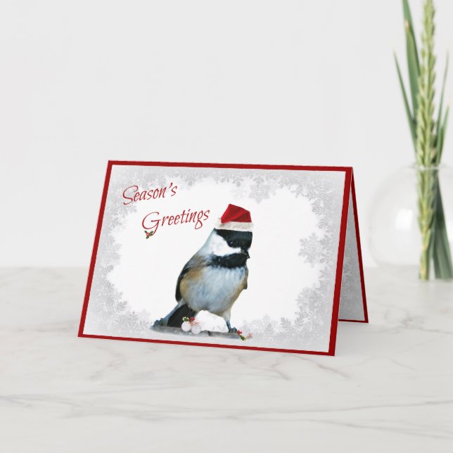 HelgdagChickadee Helgkort (Framsida)