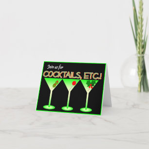 Helgdagcocktailparty Inbjudan