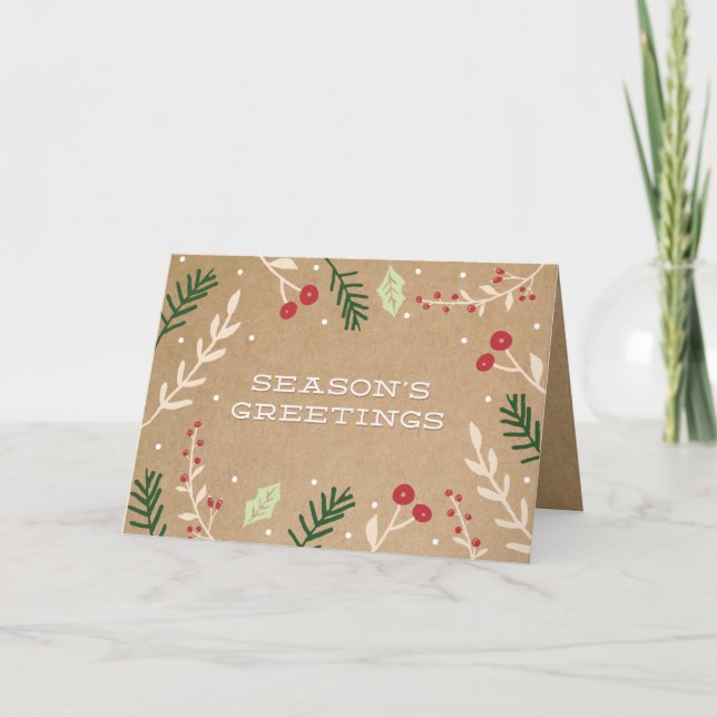 HELGDAGGRENAR %PIPE% JULHÄLSNINGAR KORTET HELGKORT (Framsida)