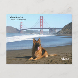 Helgdaghälsningar från San Francisco Helg Vykort