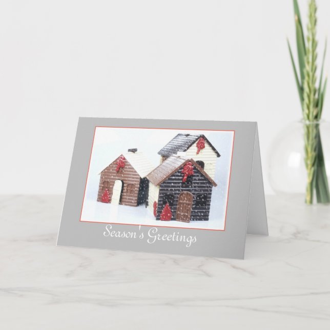 Helgdagkort - säsong hälsningar helgkort (Framsida)