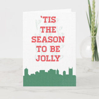 Helgdagkort - 'Tis säsongen som är Jolly Helgkort