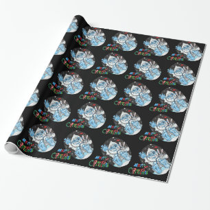 HelgdagkramYeti! julgiftwrap Presentpapper