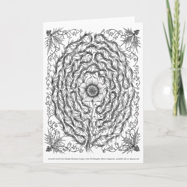 Helgdaglabyrint 2018 helgkort (Framsida)