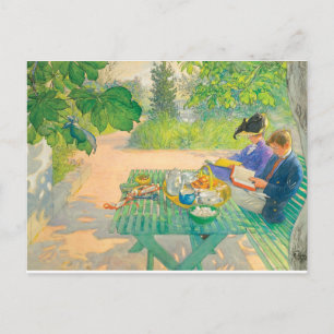 Helgdagläsning av Carl Larsson Helg Vykort