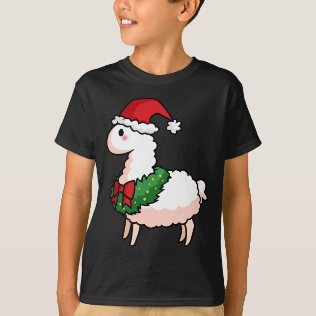 HelgdagLlamaälva Tee Shirt (Framsida)