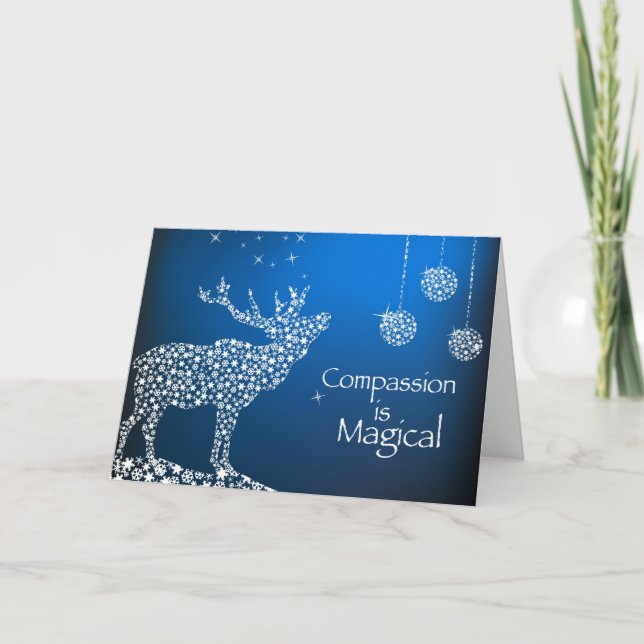 Helgdagmedkänsla är Magical Helgkort (Framsida)