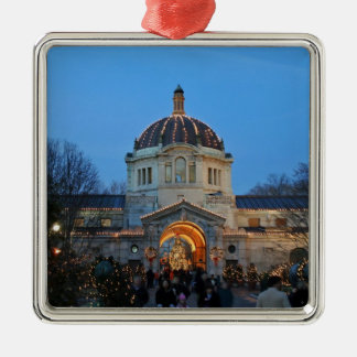 Helgdagminnen på den Bronx zooen Julgransprydnad Metall