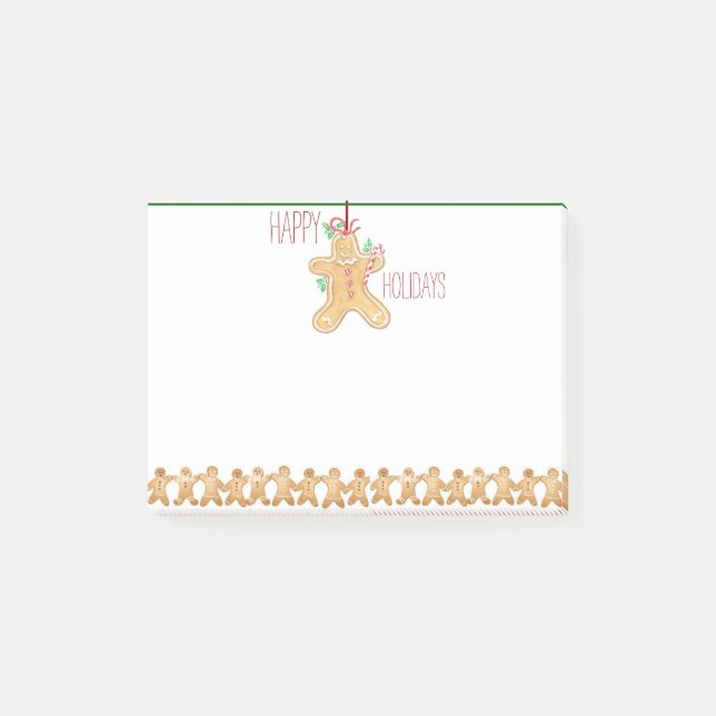 Helgdagpepparkakan Postar-it® noterar Post-it Block (Framsida)