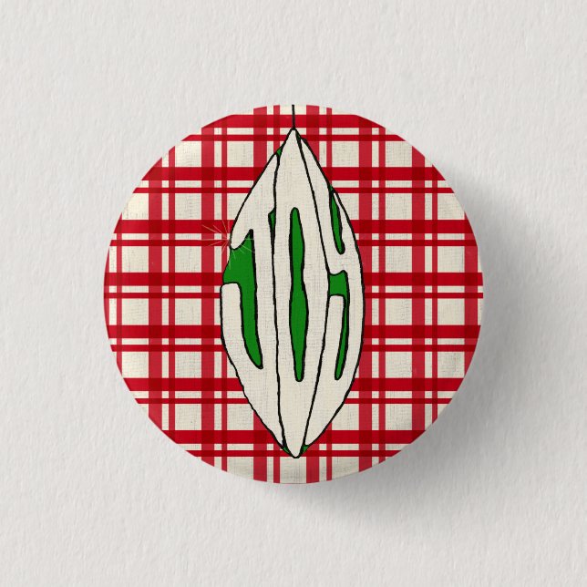 Helgdagprydnadglädje Knapp (Framsida)