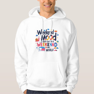 Helgdagshumör – Late Vibes & Mysiga Dagar Hoodie