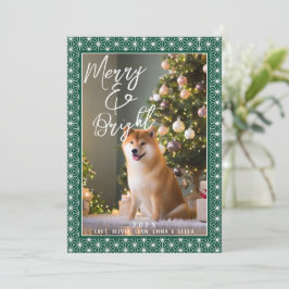 Helgdagskort | ASANOHA Japanska Kimono mönster Julkort