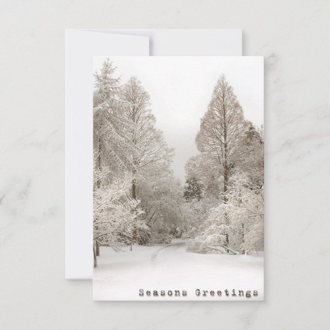 Helgdagskort för Anpassningsbar av julparbjudanden Inbjudningar (Framsida)