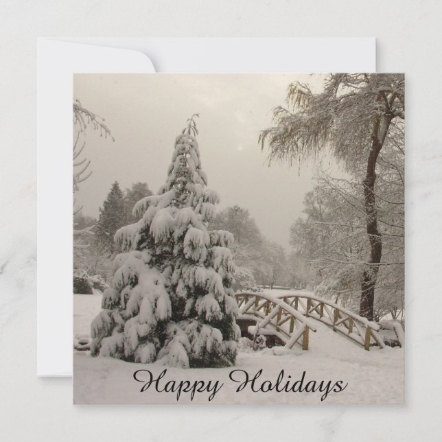 Helgdagskort för Anpassningsbar av julparbjudanden Inbjudningar (Framsida)