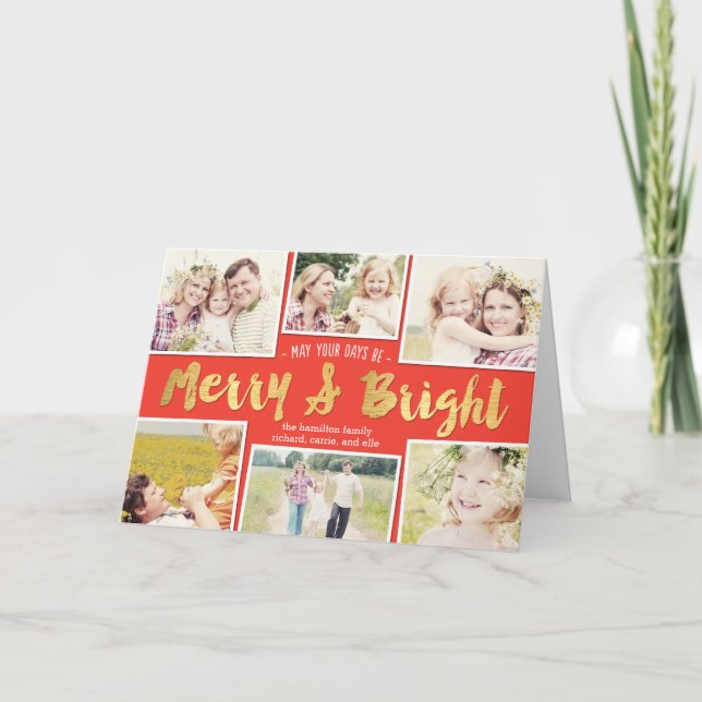 Helgdagskort för Färg Collage som kan redigeras i  Helgkort (Framsida)