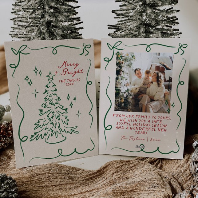 Helgdagskort för Hand plockade-julkort Julkort (Skapare uppladdad)