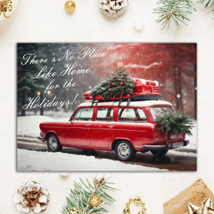 Helgdagskort för personlig Festive Script Realtor Tack Kort
