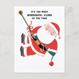 Helgdagskort för roligt jul helg vykort