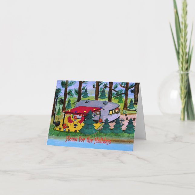 Helgdagskort för sjö-kameror i luft kort (Framsida)