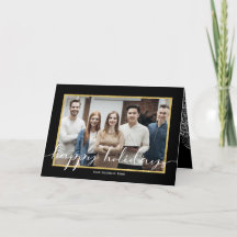 Helgdagskorten Black Glad helg-Photo Business