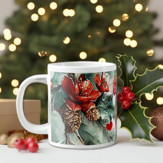 Helgdagstimmung Porslinsmugg Jumbo Mugg (Skapare uppladdad)