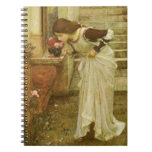 Helgedomen av John William Waterhouse Anteckningsbok (Framsidan)