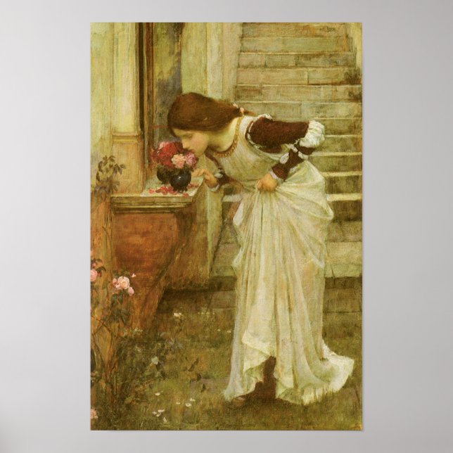 Helgedomen av John William Waterhouse Poster (Framsidan)