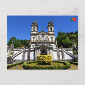 Helgedomen Bom Jesus do Monte, Braga, Portugal Helg Vykort