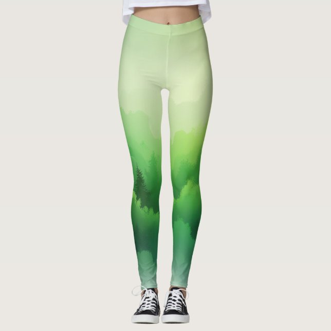 Helgedomen för den smaragdgröna dalen leggings (Framsida)