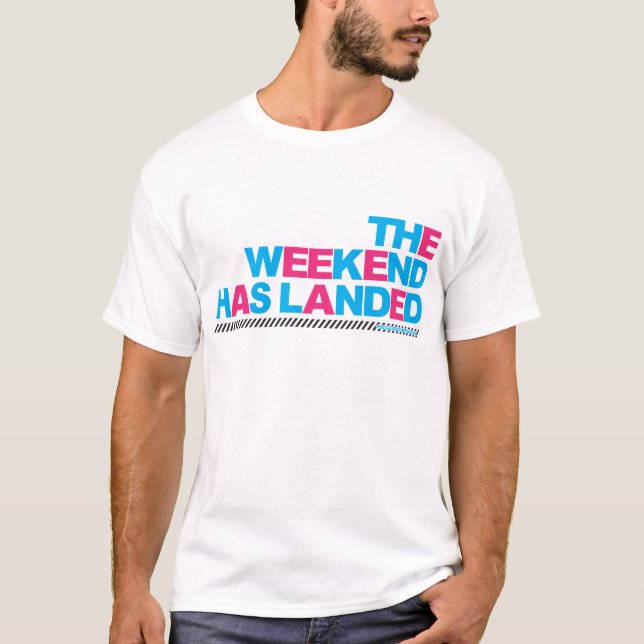 Helgen har landat t-shirt (Framsida)