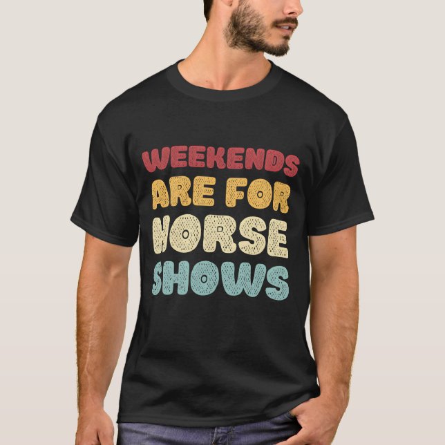 Helger är för hästshower tjej t shirt (Framsida)
