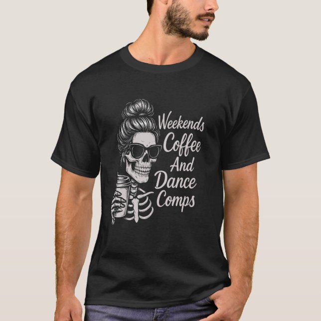 Helger Coffee Dans Tävlingar Kvinnor Dans Mamma Mo T Shirt (Framsida)