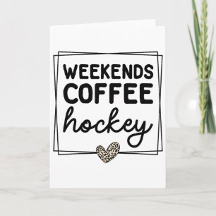 Helger Coffee Hockey Söt Retro Mamma Liv Med Sa Kort