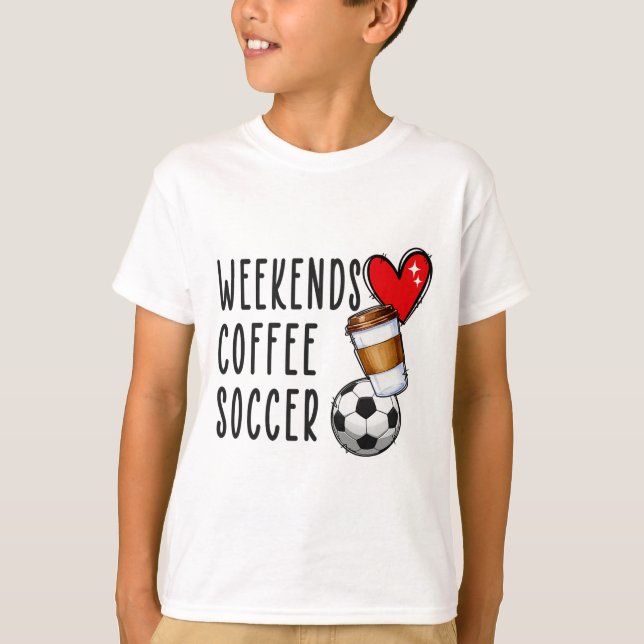 Helger Kafé Fotboll  T Shirt (Framsida)