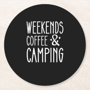 Helger Kafé Och Camping Underlägg Papper Rund