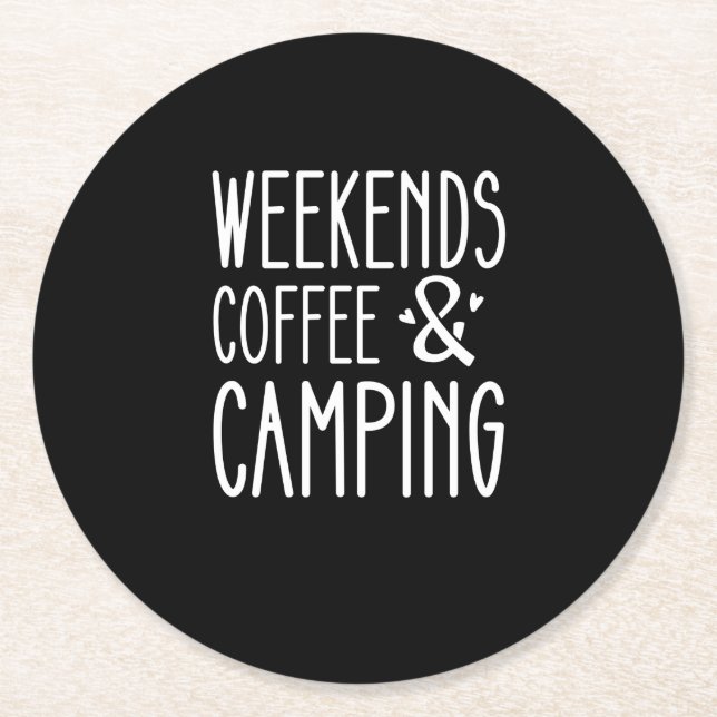 Helger Kafé Och Camping Underlägg Papper Rund (Framsidan)