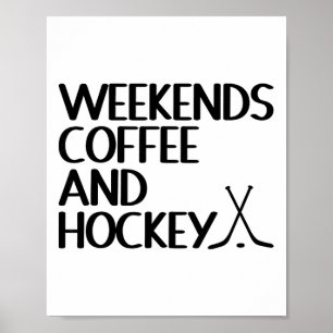 Helger Kafé Och Hockeyälskare  Poster