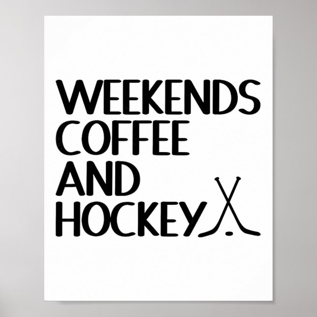 Helger Kafé Och Hockeyälskare  Poster (Framsidan)