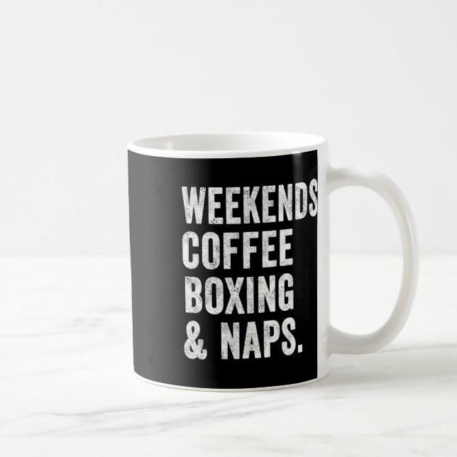 Helger Kaffe Boxning Och Tupplur Boxare Kickboxnin Kaffemugg (Höger)